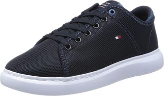 Tommy Hilfiger Men Cupsole Trainers, Blue (Desert Sky), 45 EU