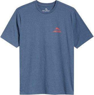 Tommy Bahama Run, White & Brew Graphic T-Shirt in Navy Heather at Nordstrom, Size Xxx-Large
