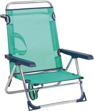 Alco Playera Alta Aluminio 670alf/30 Azul, Playera Alta Aluminio 670alf/30 Azulsilla Playa Alta Aluminiofibrelinerespaldo Altoposici&oacute;n Camacon Asapata Tras