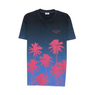 Moschino T-Shirts, male, Multicolor, Size: 2XL Moschino T-shirts and Polos