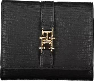 Tommy Hilfiger Elegante Portemonnee met Meerdere Compartimenten - Dames - Portefeuilles - Zwart - ONE Size - Accessoires