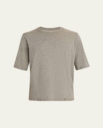 DRKSHDW RICK OWENS Mens Melange Crewneck T-Shirt