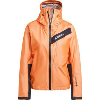 adidas Chaqueta De Monta&ntilde;a De Mujer Adidas Terrex Techrock Light Gtx Active - Naranja Semi-impacto
