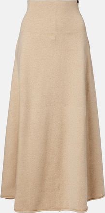 Extreme Cashmere Gonna lunga N&deg;388 Ease in misto cashmere