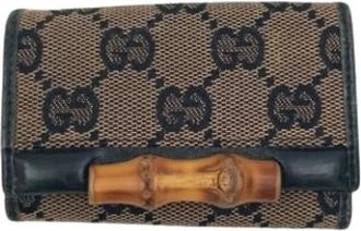 Gucci Pre-owned Sleuteletui - Dames - Vintage Accessoires - Zwart - ONE Size - Leer - Vintage