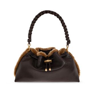 Jimmy Choo London Tassen, Dames, Bruin, ONE Size, Leer, Bon Bon Bag