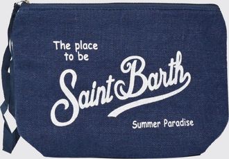 MC2 Saint Barth Pochette Aline in lino a righe