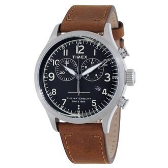 Timex Waterbury Quartz Black Dial Mens Watch TW2R70900