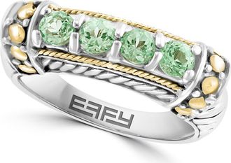 Effy Two Tone Amethyst Ring in Green at Nordstrom Rack, Size 7
