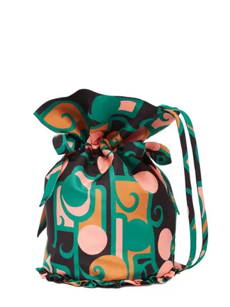 La DoubleJ Womens Ceremony Bag Multicolour Polyester Handbags Hand