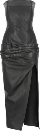 The Attico Dames, Jurken, Zwart, Maat: 2XS