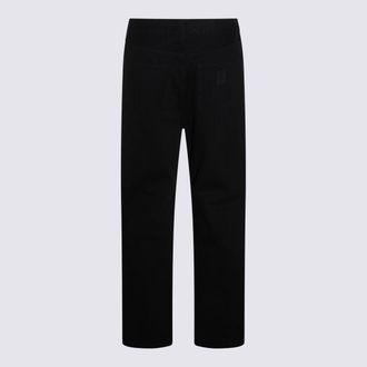 Carhartt Work in Progress Mens Trousers Black Rinsed