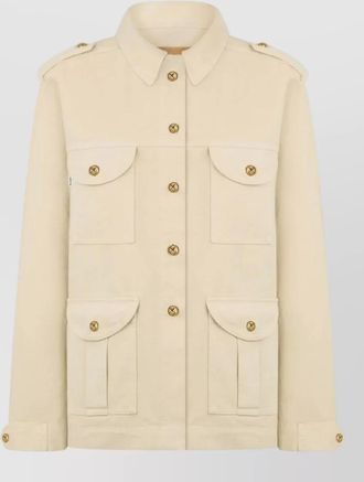 Blaz&eacute; Milano denim safari jacket