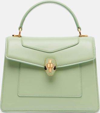 Bulgari Serpenti Forever Small leather top-handle bag