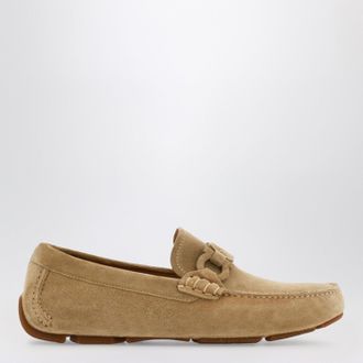 Ferragamo Safari-colored Gancini Driver loafer