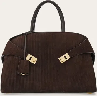 Ferragamo Donna Borsa a mano Hug (L) Marrone
