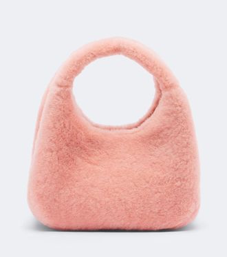 Bottega Veneta Bolso Campana de borrego Intrecciato