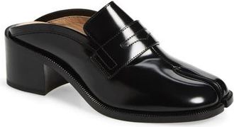 Maison Margiela Tabi City Loafer Mule in Black at Nordstrom, Size 10.5Us