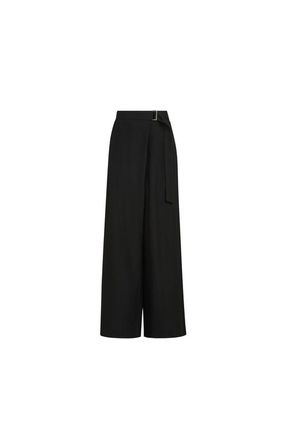 Brunello Cucinelli Sartorial wrap trousers in Black at Nordstrom, Size 46 It