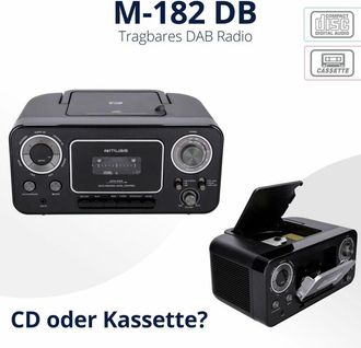 Muse radiocassetta cd nera - m182rdc