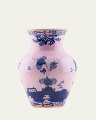 Ginori 1735 Oriente Italiano Azalea Ming Vase, 9.8