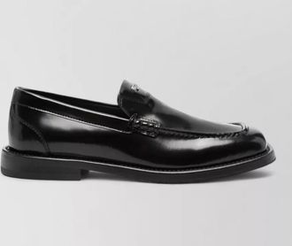 Moschino leather loafers