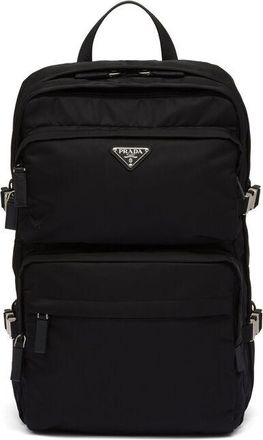 Prada Re-Nylon Saffiano Leather Backpack