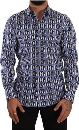 Dolce & Gabbana Casual Herenshirt - Multicolor Ontwerp - Heren - Casual Overhemden - Veelkleurig - S - Overhemden