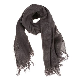 Fabiana Filippi Winter Scarves, female, Brown, Size: ONE SIZE Gauzed Platinum Scarf with Lurex