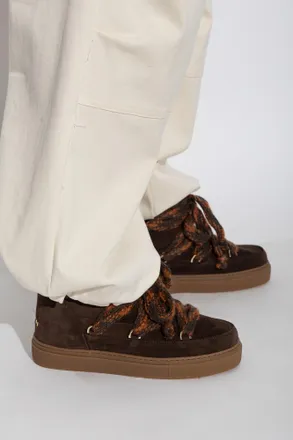 INUIKII Suede Knot Snow Boots, Womens, Brown