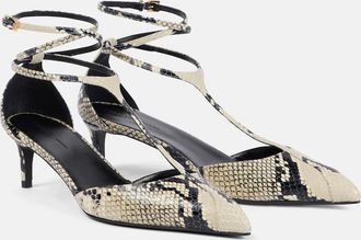 Khaite Pumps Mia in pelle stampata