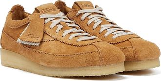 Clarks Wallabee Tor Mens Mid Tan Suede Shoes - UK 9