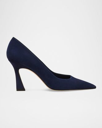 Stuart Weitzman 85mm Vinnie Suede Pumps
