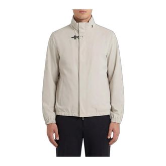 Fay Chaqueta con Cierre de Palanca - Jackets - Hombre - Beige - M