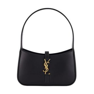 Saint Laurent Mini Le 5 &Agrave; 7 Bag - female - Saint Laurent - Shoulder Bags - Black - ONE SIZE - Bags