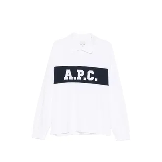 A.P.C. A. p.c. Logo-print Rugby-style Polo Shirt