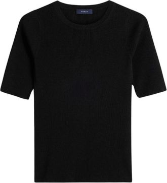 SOEUR Karina Knit Top - Dames - T-shirts - Zwart - M - Tops
