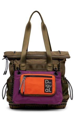 Desigual Big Backpack in Khaki at Nordstrom