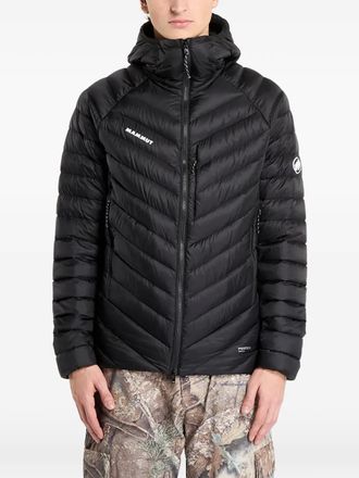 Mammut Giacca con cappuccio e logo - Nero