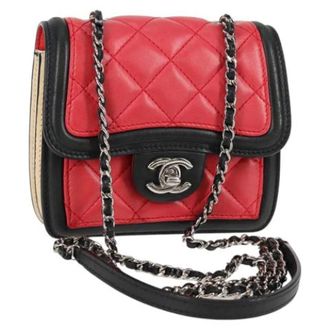 Chanel Pre-owned Vintage Schoudertas - Dames - Pre-owned - Rood - Maat: ONE Size Leer