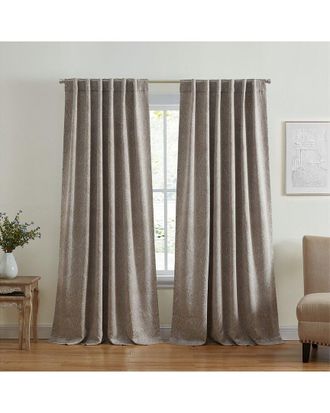 Elrene Vittoria Paisley Printed Blackout Curtain Panel