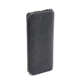 Louis Vuitton Pre-owned Wallets, male, Black, Size: ONE SIZE Pre-owned Zippy Wallet Vertical Monogram Shadow Long Wallet