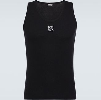 Loewe Anagram cotton-blend tank top