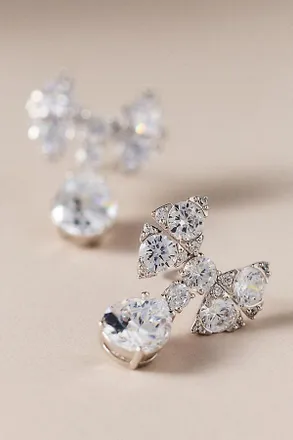 Nadri Whimsy Bow Drop Earrings