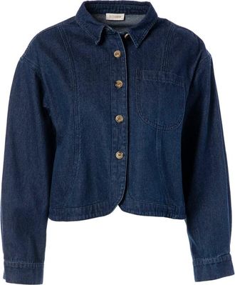 Jcsophie Dames, Blouses & Shirts, Blauw, Maat: XL Denim