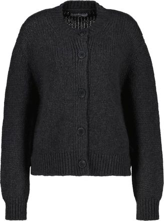 Marc O'Polo Grandpa Cardigan - Dames - Vesten - Grijs - L - Wol - Truien & Vesten
