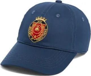 Brooks Brothers Crest Embroidered Cotton Baseball Hat in Denim at Nordstrom Rack