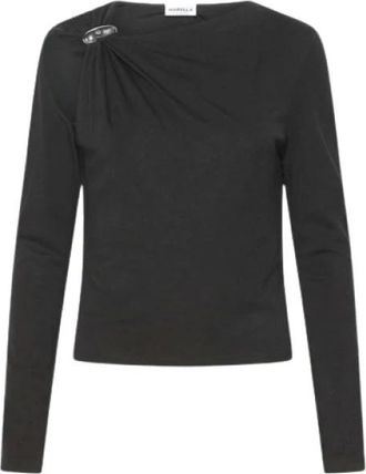Marella Tops - Dames - Longsleeves - Zwart - M - Tops