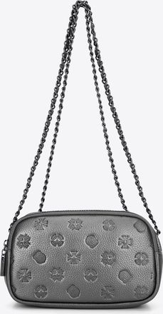 Wittchen Dames Leren Crossbody Tas met Zilveren Ketting