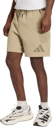 adidas Z.N.E. Knit Drawstring Shorts in Wonder Cargo at Nordstrom Rack, Size Small